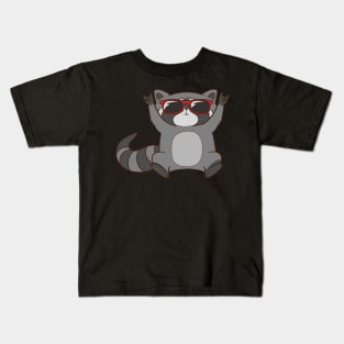 Raccoon - trash party Kids T-Shirt